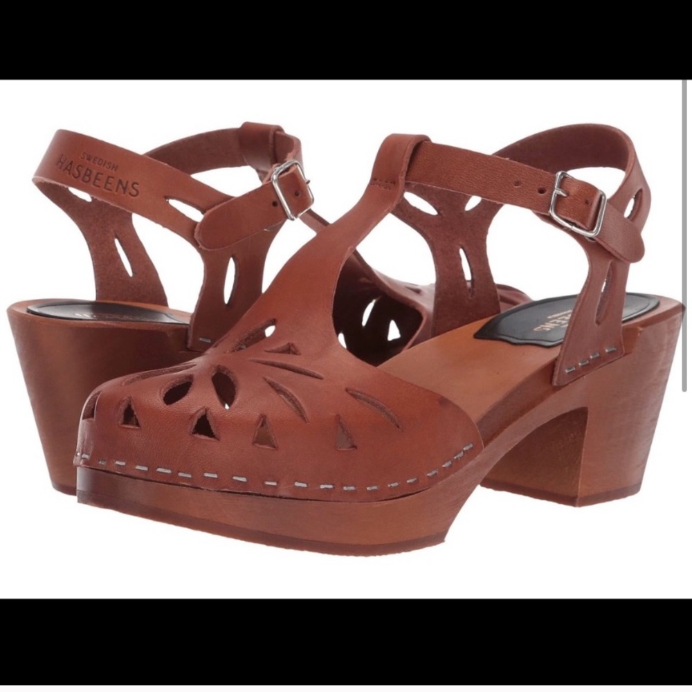 ISO Swedish hasbeen lacy sandals size 10